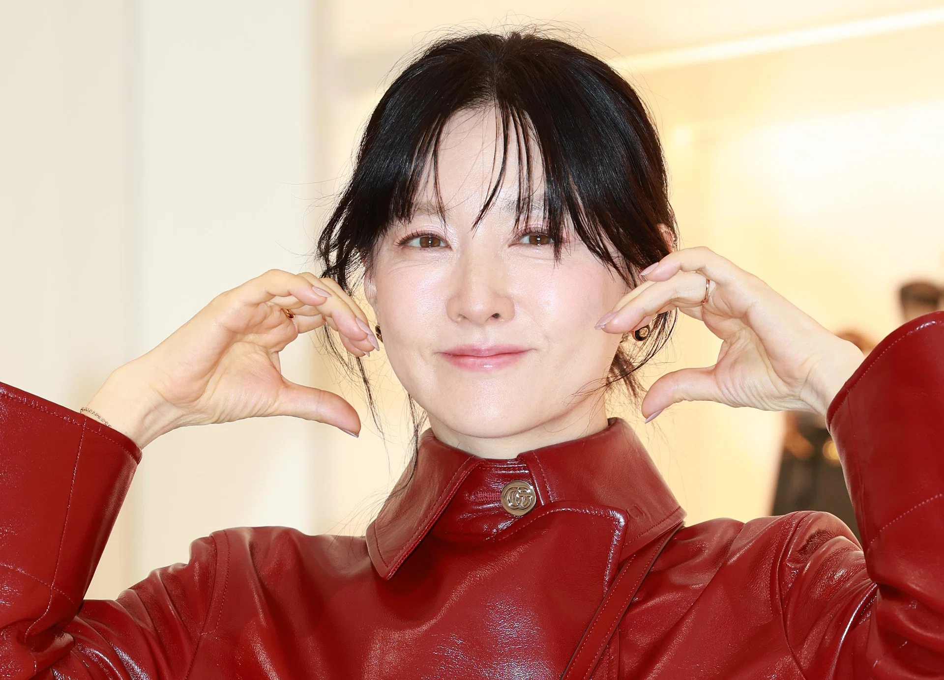 SEOUL, SOUTH KOREA - FEBRUARY 07: Lee Young-ae attends Gucci store reopening event at Hyundai Department Store Apgujeong Main Branch in Kangnam-gu on February 07, 2025 in Seoul, South Korea. (Photo by The Chosunilbo JNS/Imazins via Getty Images)