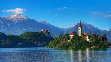 When borders reopen further, enjoy leisurely walks around Slovenia's serene and picturesque Lake Bled.