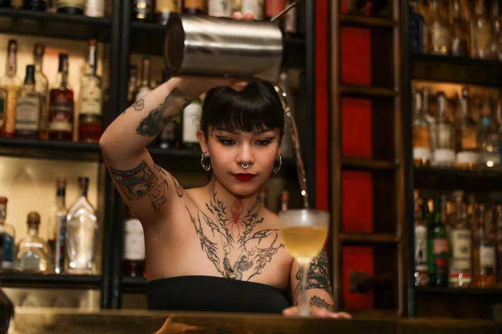 Tamaryn Cooper, head bartender at 28 HongKong Street, 23 September 2024.