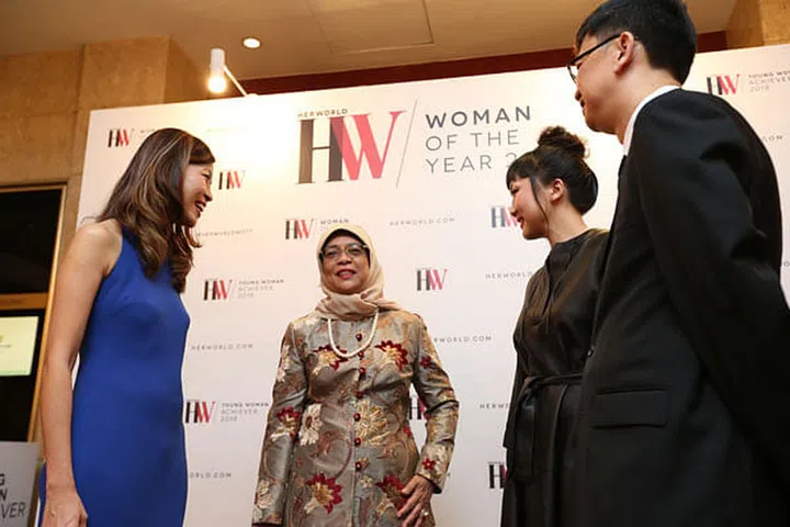 President Halimah Yacob at Her World Woman of the Year 