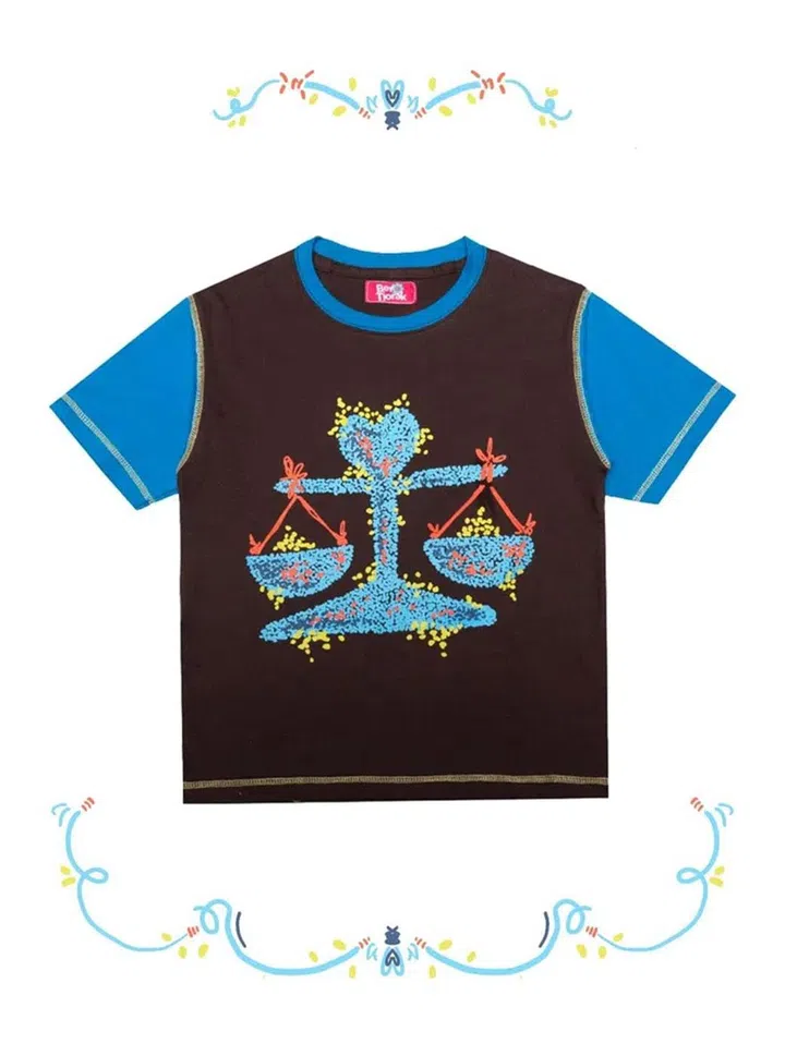 The Libra-inspired Pixie Raglan Tee from Bertjorak.