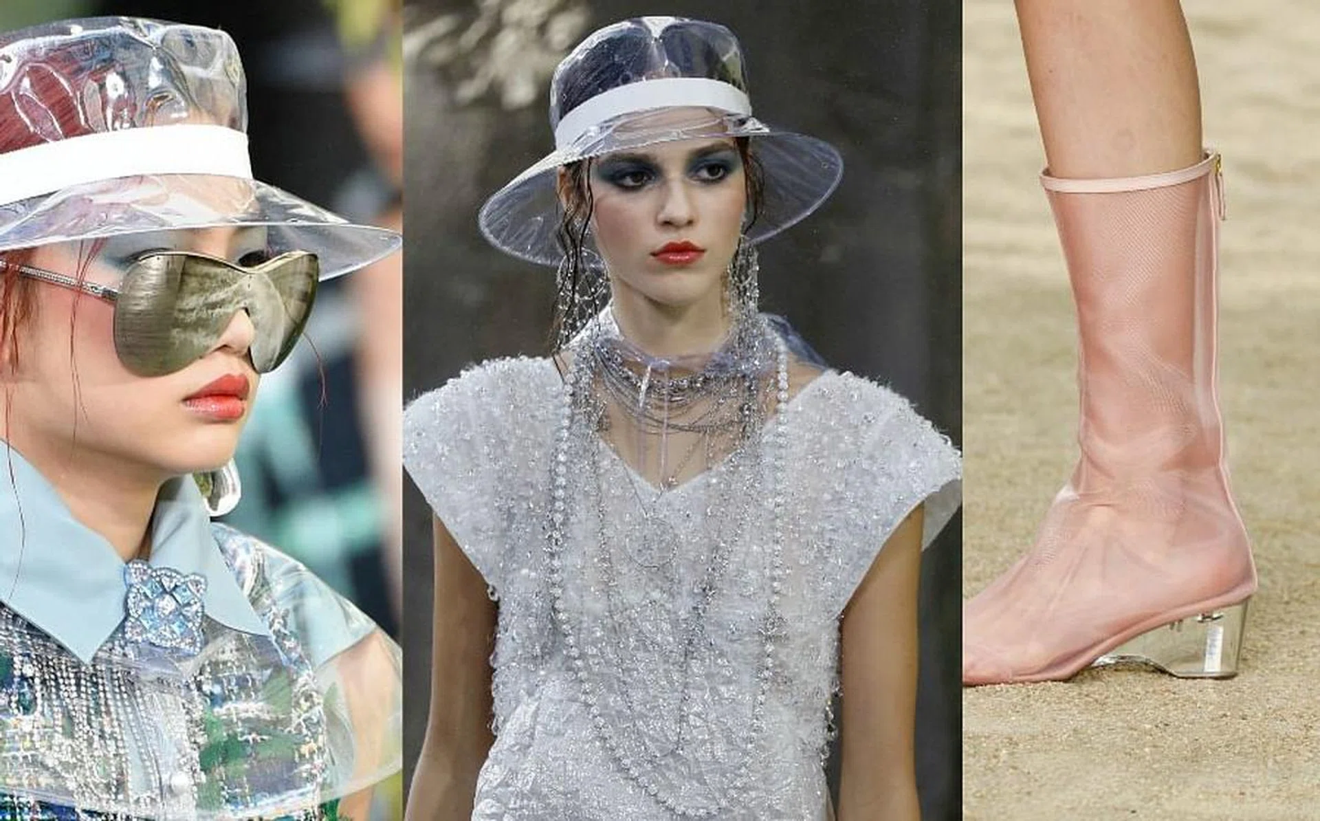 Trend alert: Plastic gets chic for summer 2018