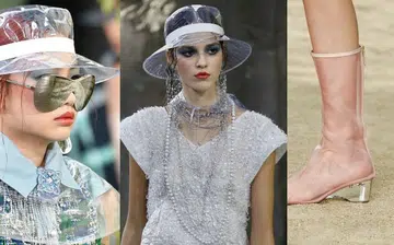Trend alert: Plastic gets chic for summer 2018