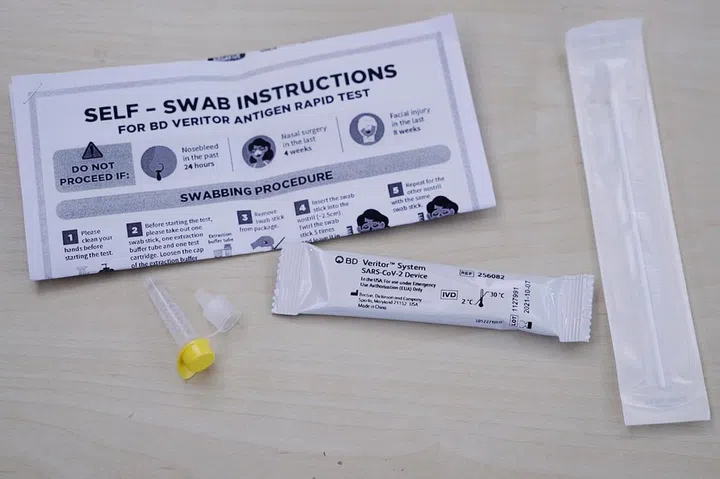 BD Veritor Antigen Rapid Test kit.