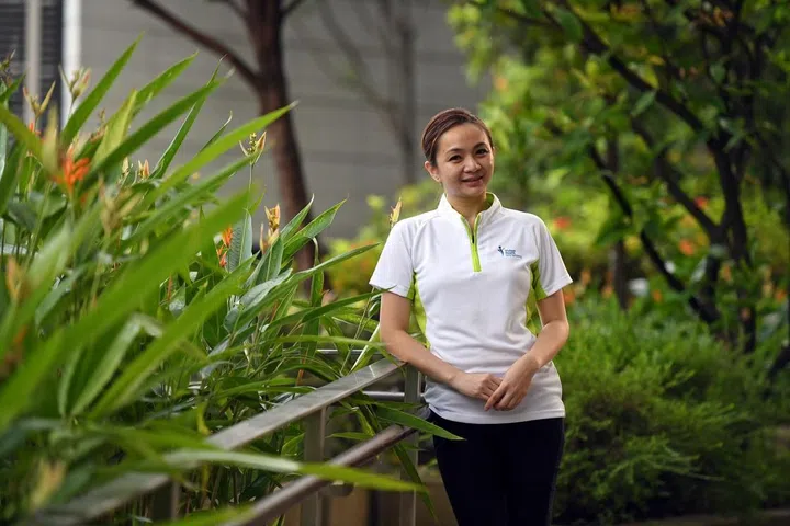 Ms Sandra Goh felt the new job would allow her to spend more time with her two children, aged seven and four. ST PHOTO: DESMOND FOO