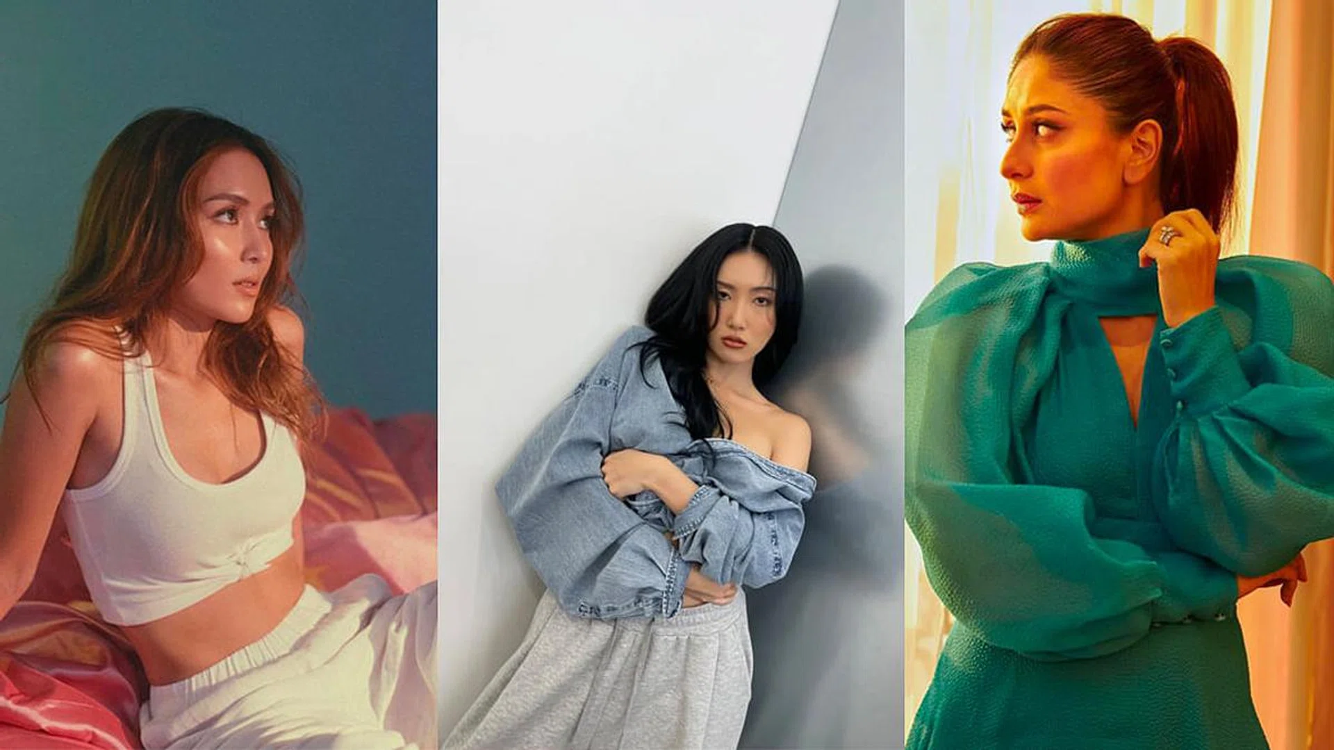 Credit: Kathryn Bernardo/@ bernardokath; Hwasa/@_mariahwasa;  Kareena Kapoor Khan/@ kareenakapoorkhan