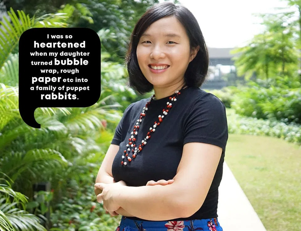 her world her story sophia huang children's book author upcyle trash toys