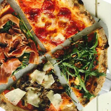 Plank pizza