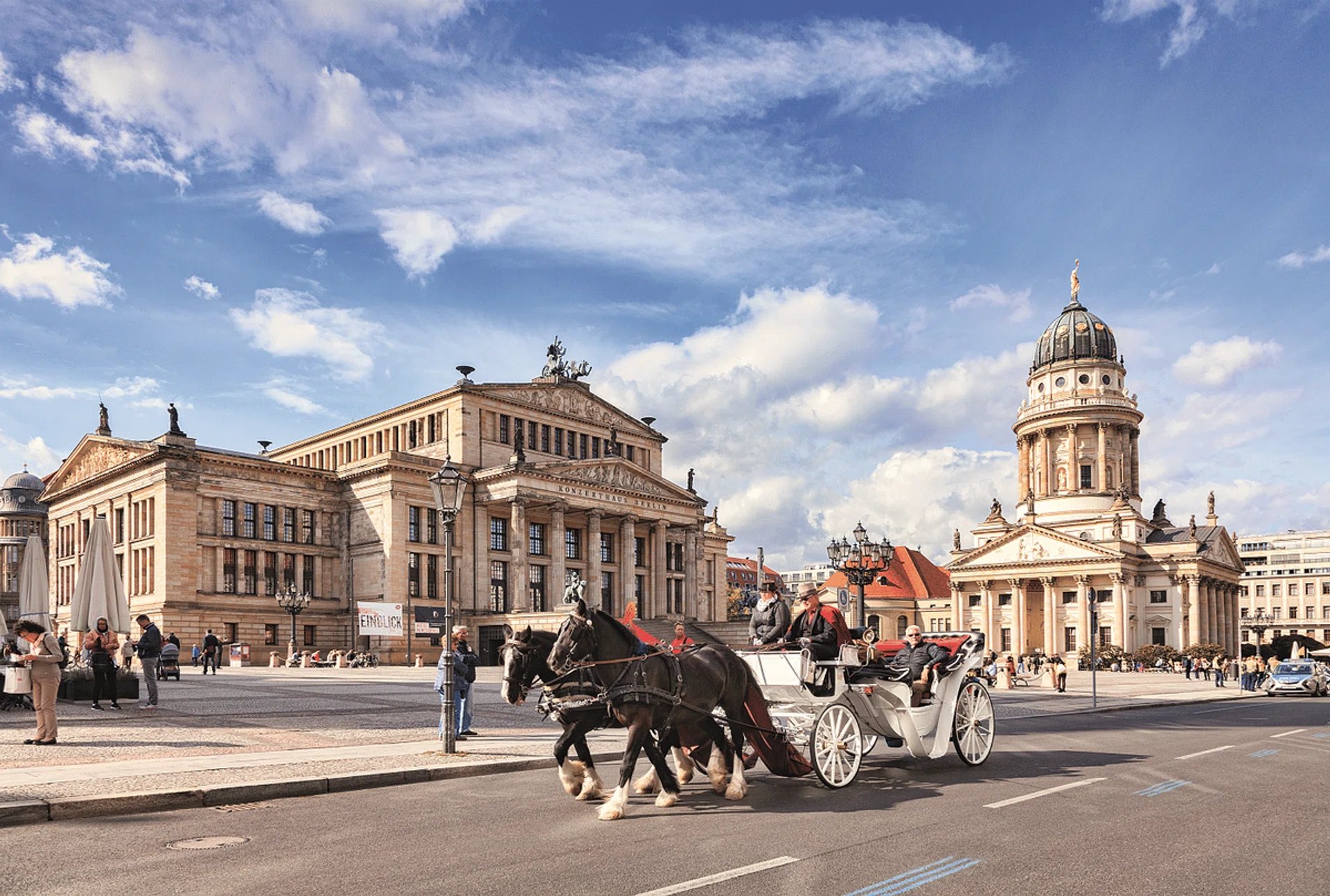 Horse-drawn carriage ride Berlin, Germany travel