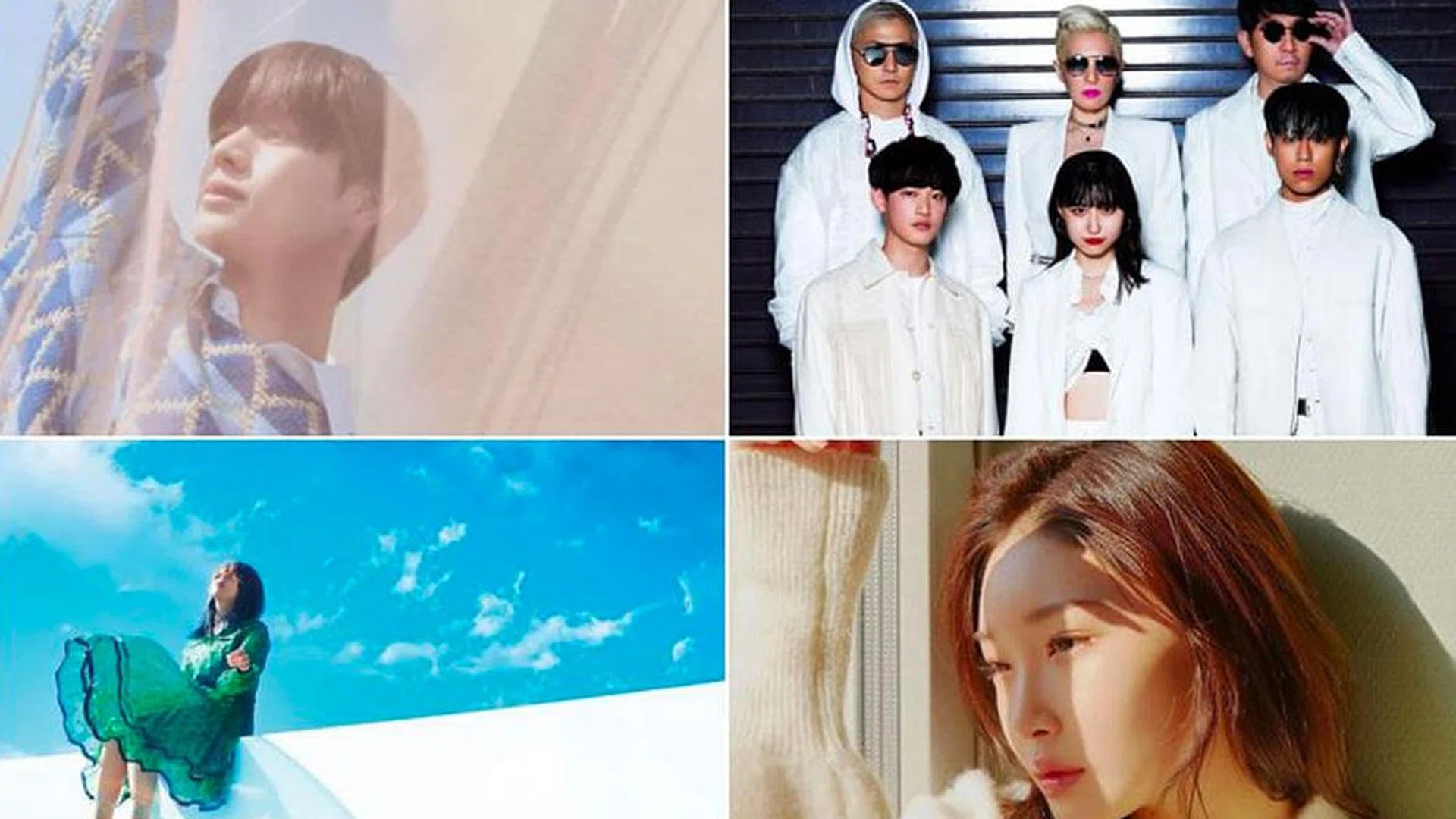 Credit: BTOB/FACEBOOK, M-FLO OFFICIAL/TWITTER, CHUNGHA_OFFICIAL/INSTAGRAM, AIKO/FACEBOOK