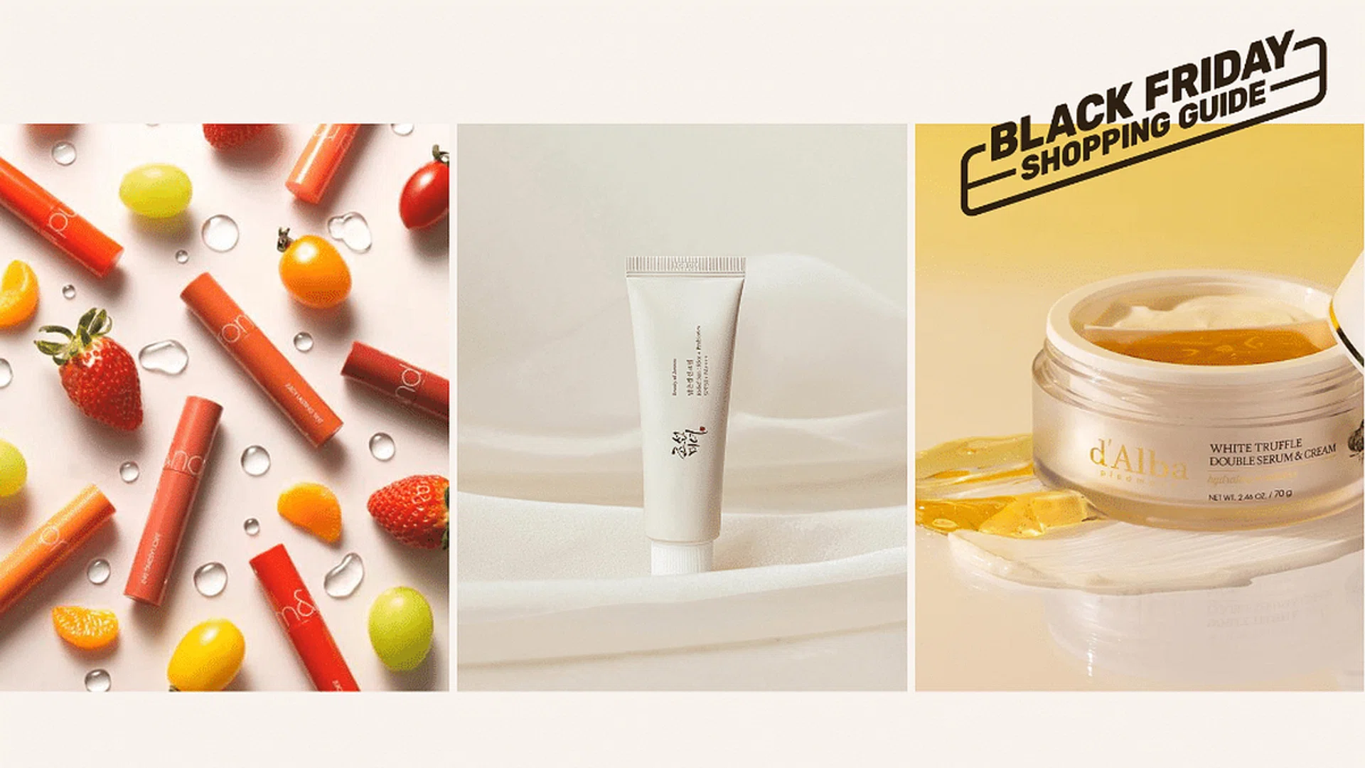 Black Friday 2023 cult favourite Korean and Japanese skincare beauty