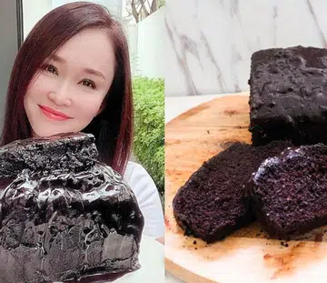 I tried making Fann Wong's fudge loaf cake and know why Christopher and Zed Lee finished it so quickly