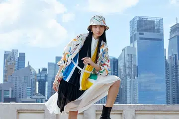 woman shopping in Singapore