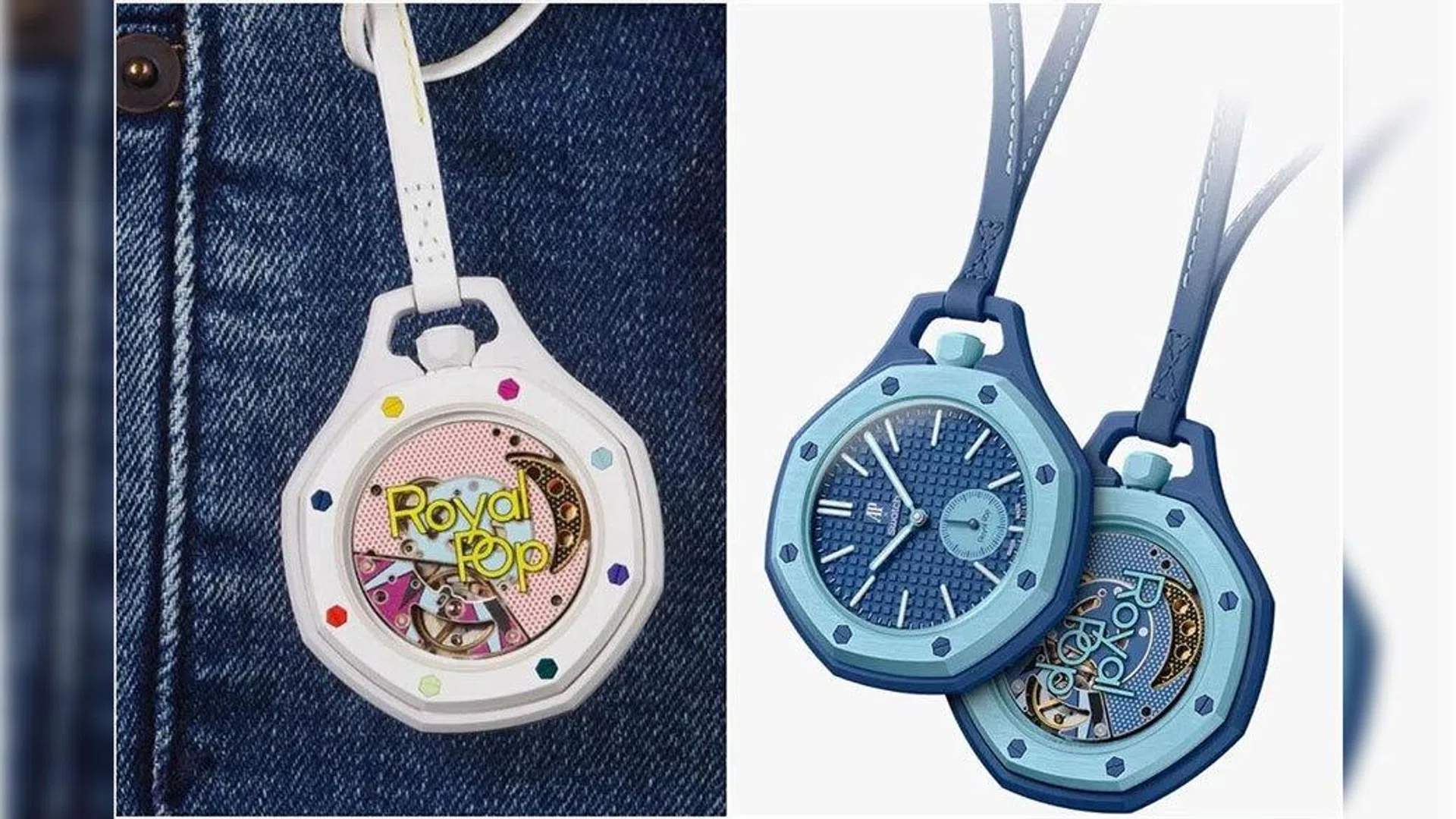 audemars piguet x swatch pocket watch collection