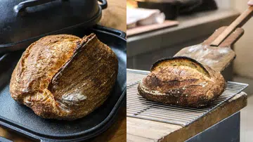 sourdough bread baking