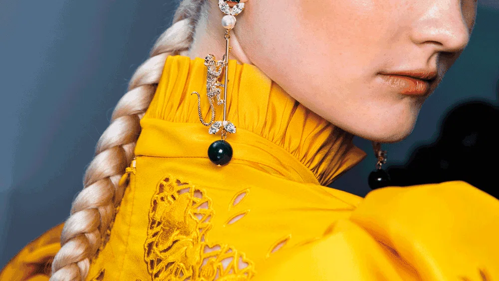 PHOTO DYSON X ERDEM  HAIR ANTHONY TURNER