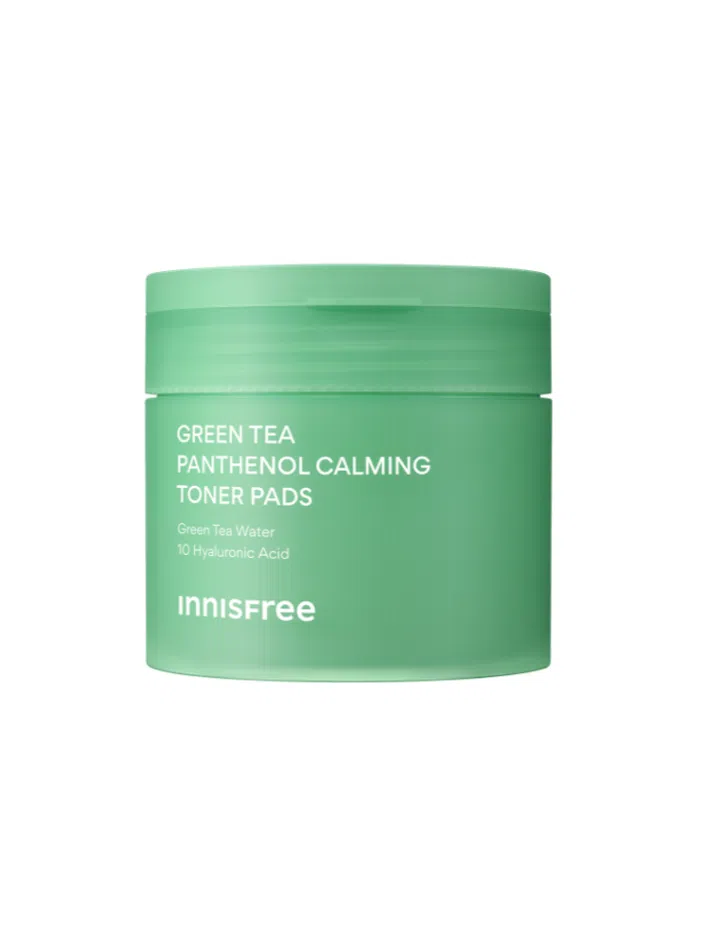 Innisfree Green Tea Panthenol Calming Toner Pads