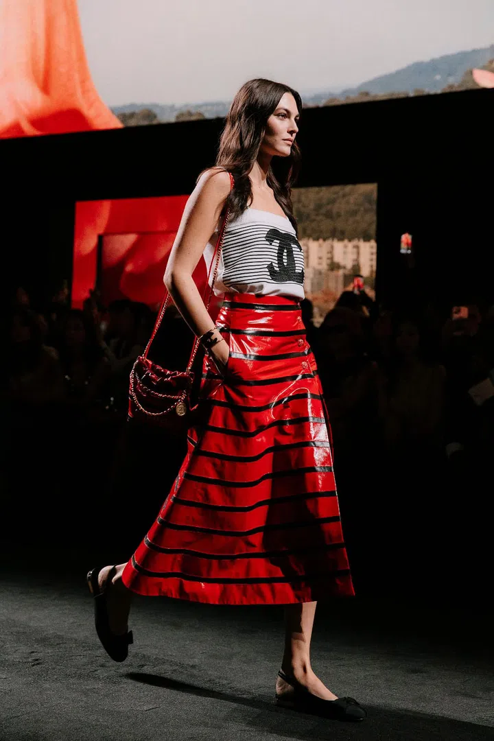 South of France chic at Chanel for Spring/Summer 2024. Credit: Chanel