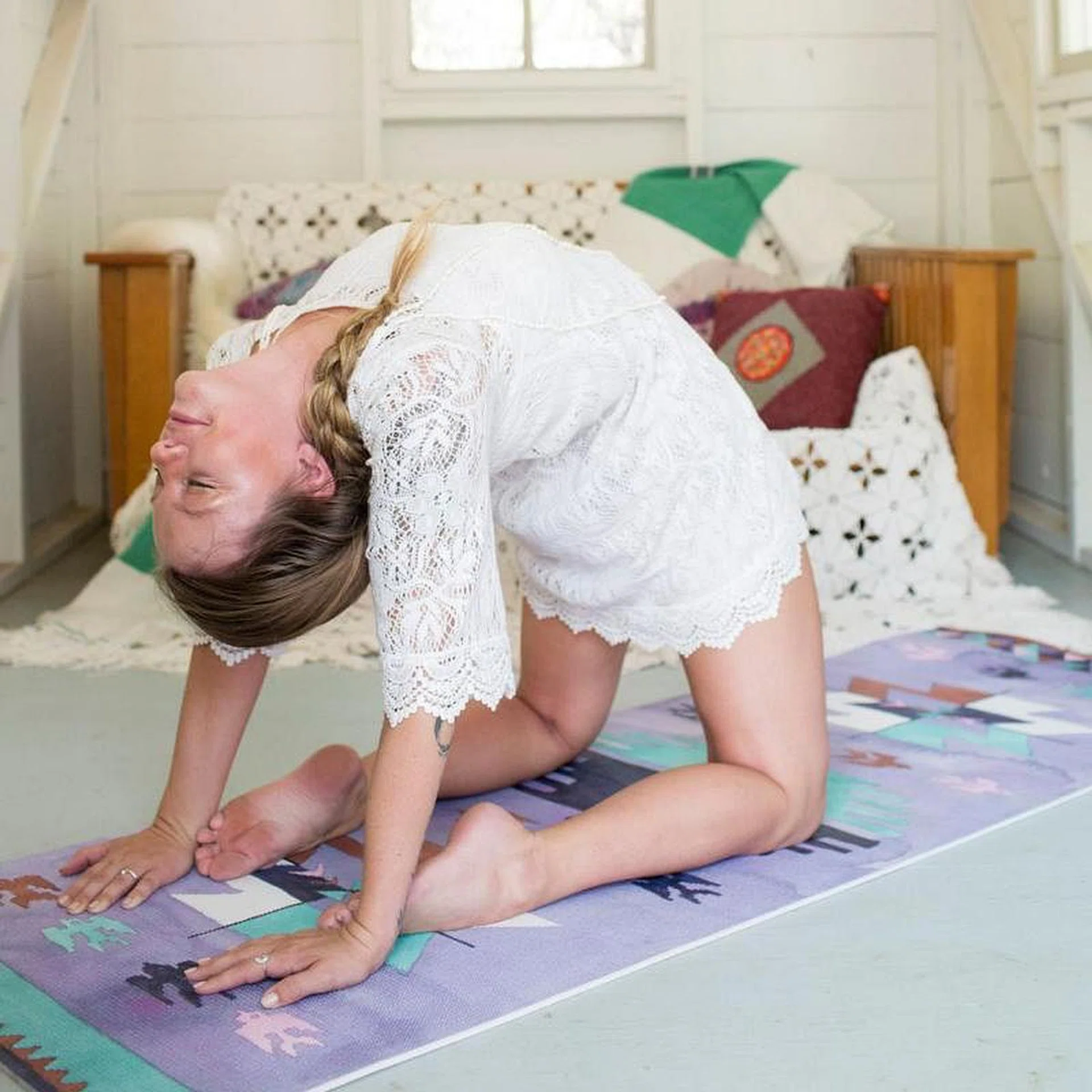 10 pretty and functional yoga mats to motivate you to work out regularly Her World Singapore Her World Singapore