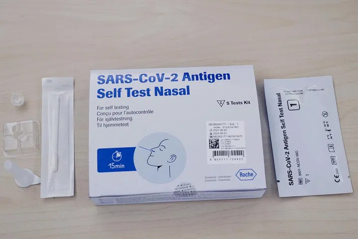 SD Biosensor SARS-CoV-2 Antigen Self Test nasal kit.