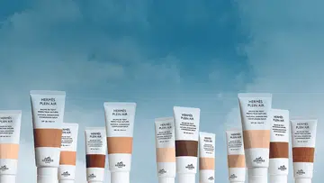 different shades of Hermes Plein Air Complexion Balm