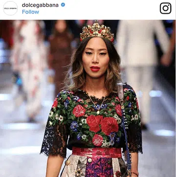 D&G A/W Runway Show - Aimee Song