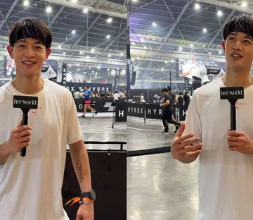 SHINEE CHOI MINHO interview HYROX Singapore