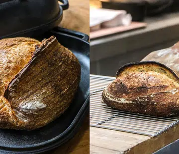 sourdough bread baking