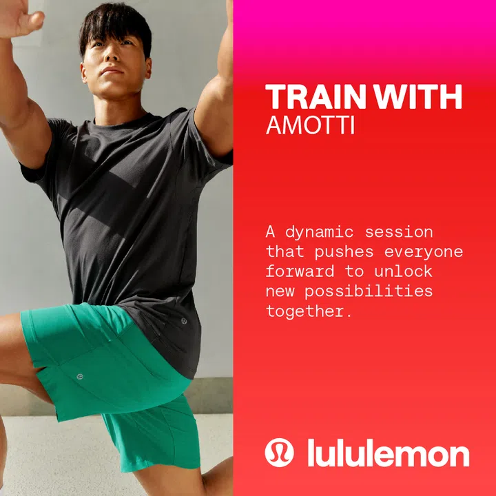 lululemon amotti brand ambassador coming to singapore