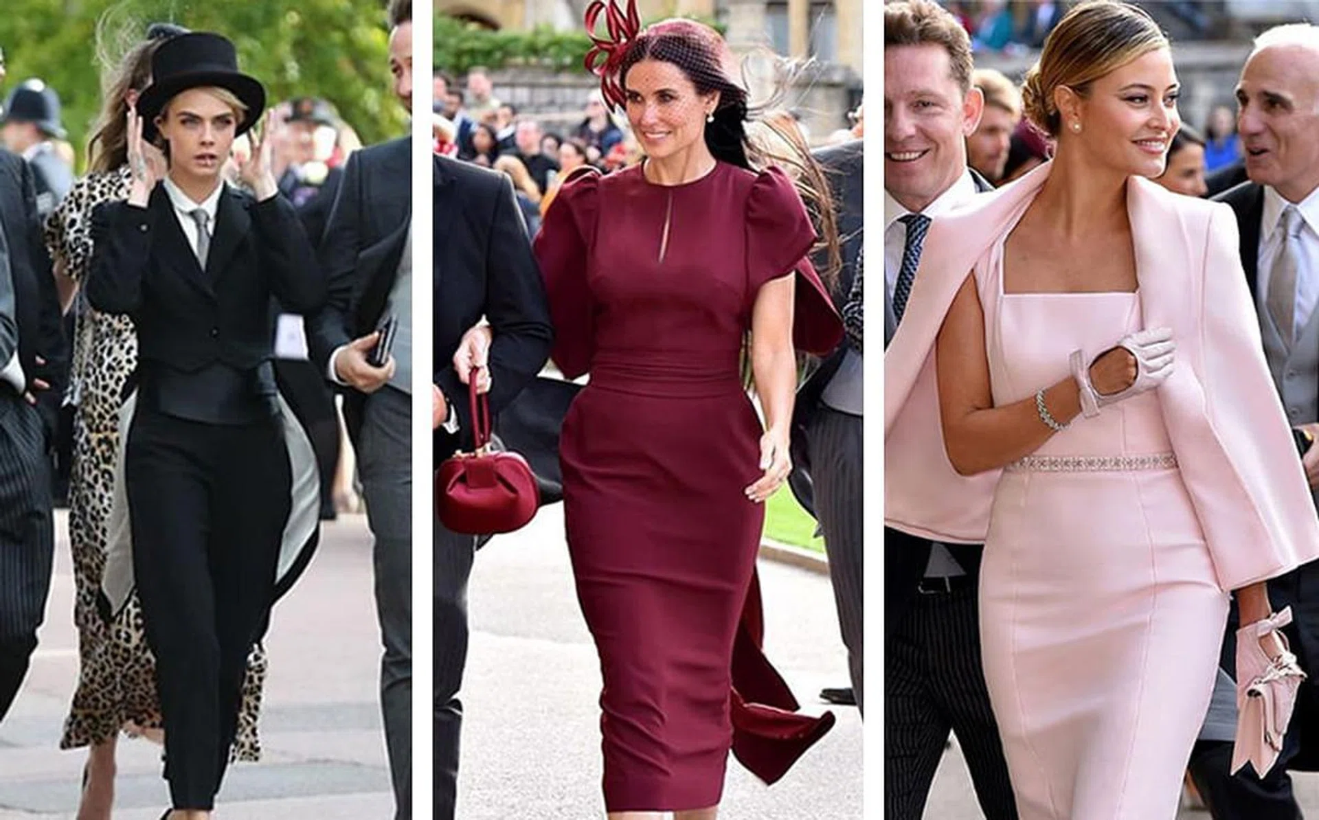 Princess Eugenie s wedding Our top celebrity wedding guest outfit ideas Her World Singapore Her World Singapore
