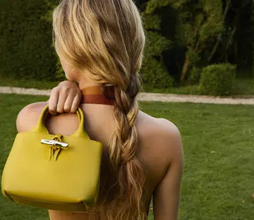 longchamp le roseau s handbag in ginger new summer collection 2025