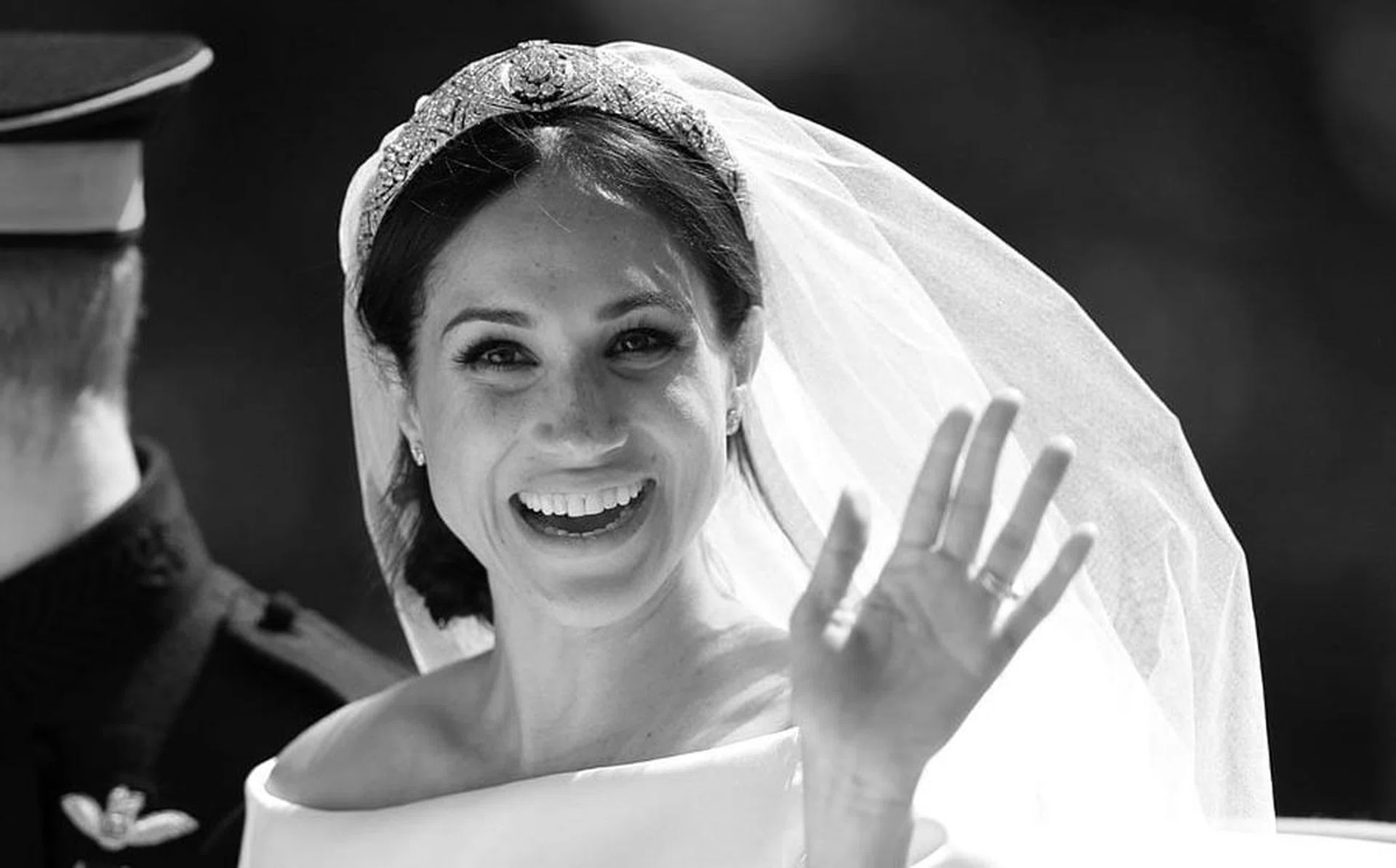 Meghan Markle on wedding day