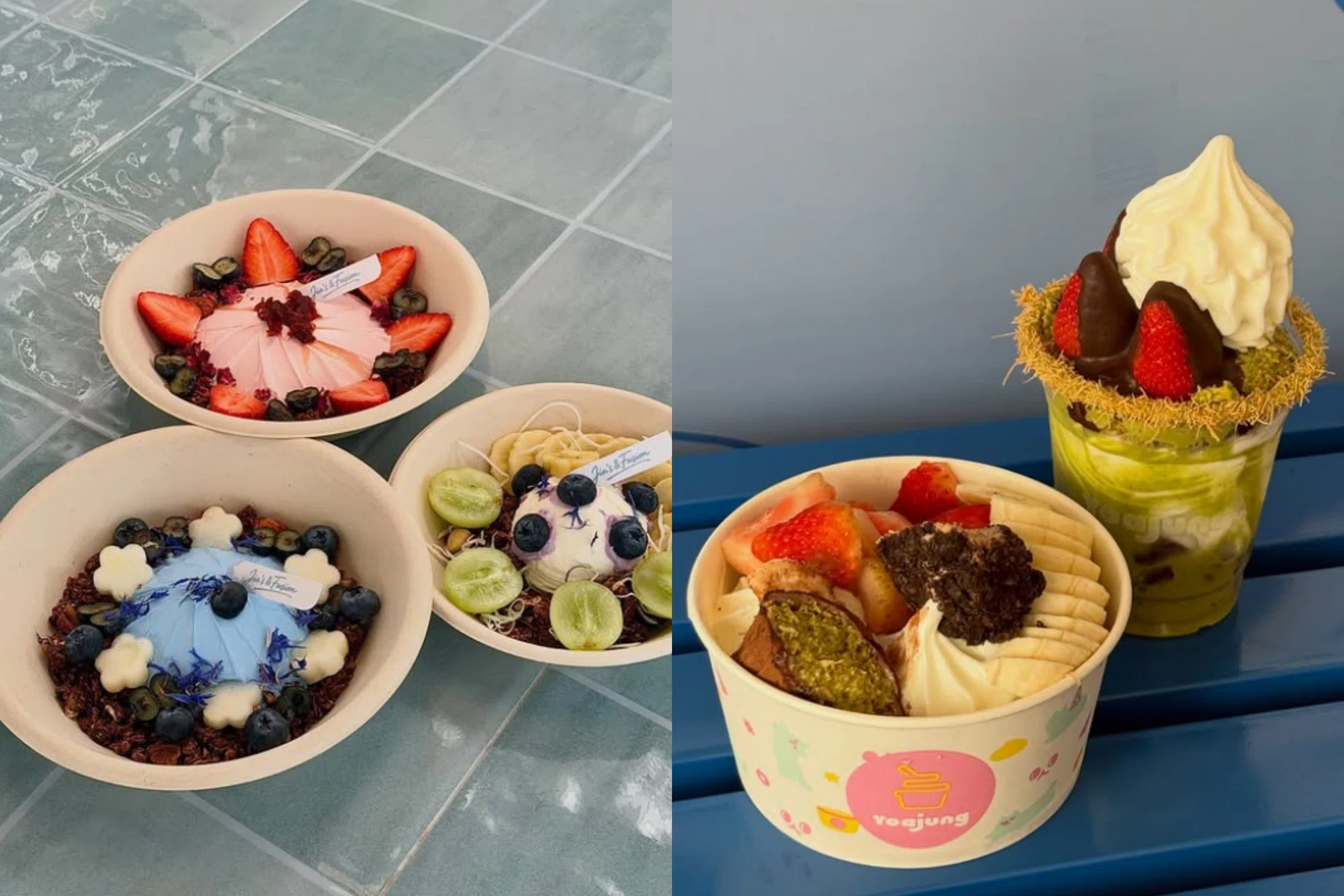 frozen yogurt trendy cafe healthy