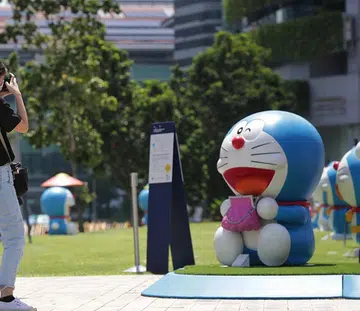 Doraemon invades National Museum of Singapore for an Instagram fest