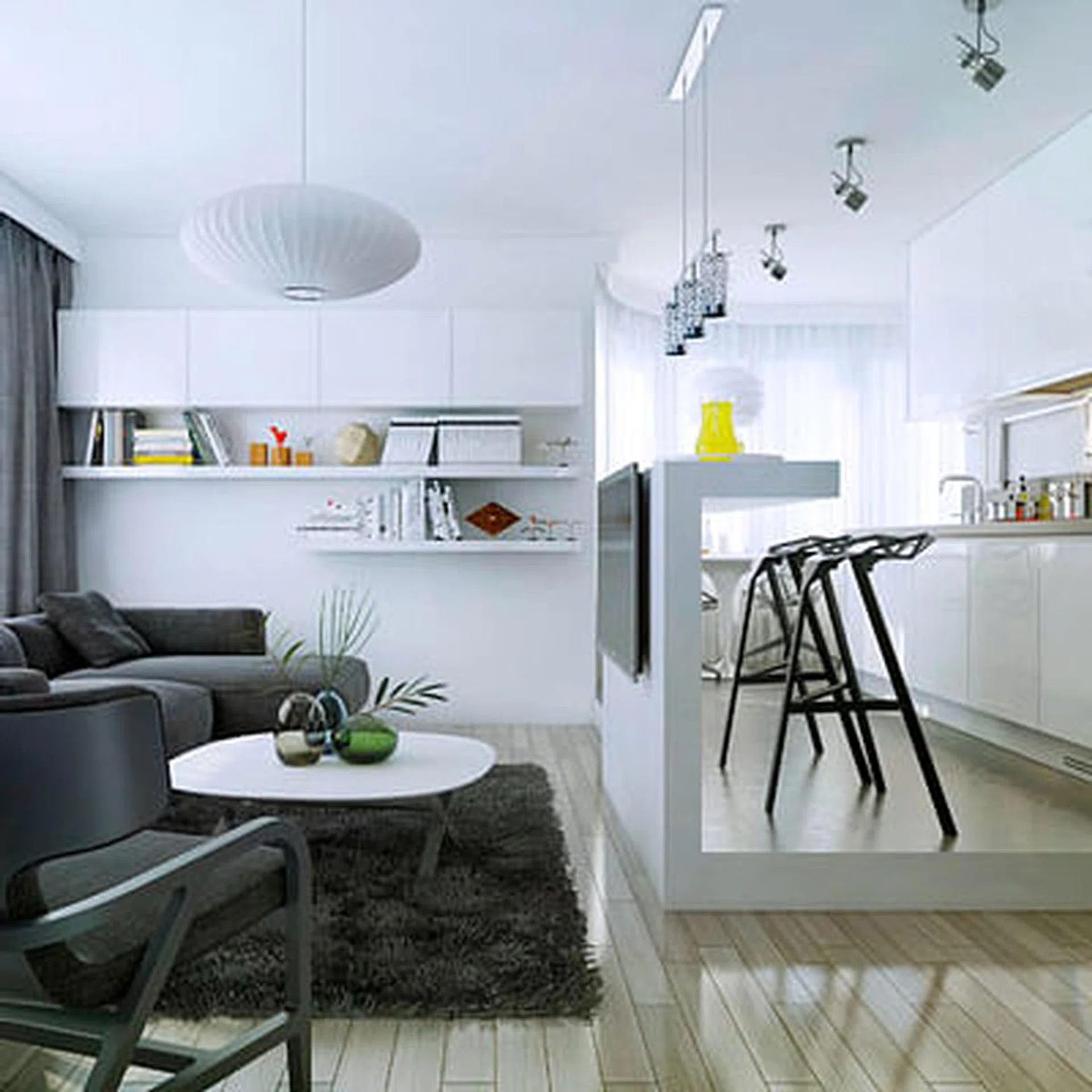 11 open-concept ideas for smaller apartments thumbnail