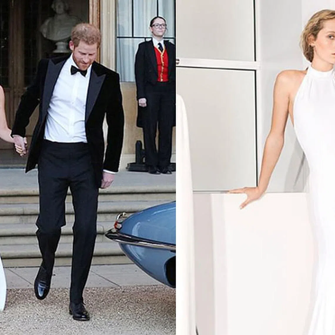 meghan markle wedding evening dress stella mccartney Stella Mccartney Meghan Markle Wedding Dress Givenchy Meghan Markle Wedding  Dress: Second And First Royal Wedding