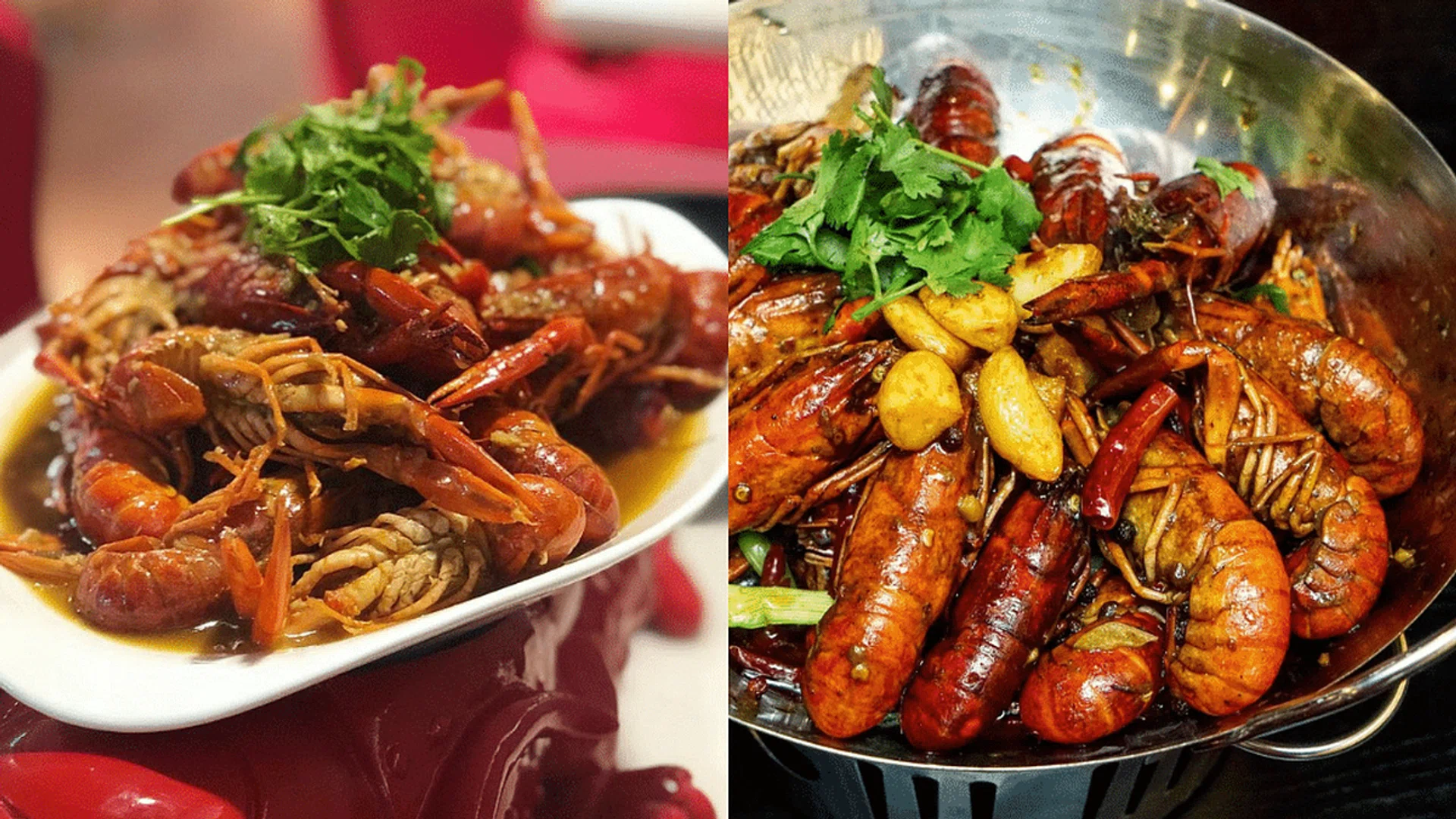 Crawfish “Xiao Long Xia” In Singapore