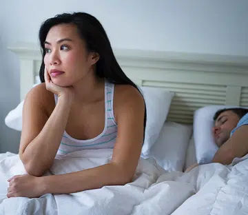unhappy couple