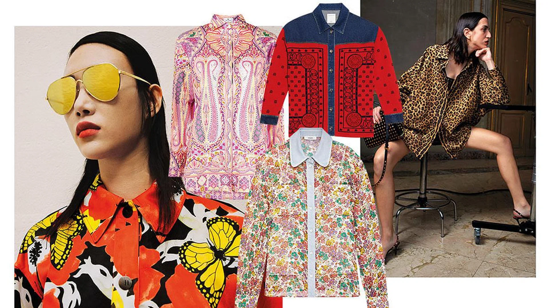 Bold pattern shirt