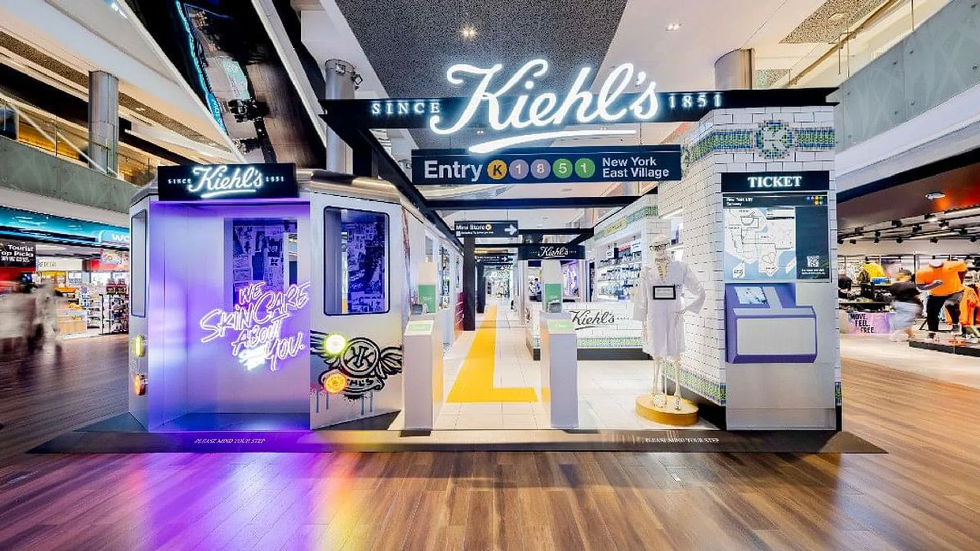 Discover Kiehl's first-ever NYC Subway Skincare Discovery Pop-up at ION  Orchard - Her World Singapore | Her World Singapore