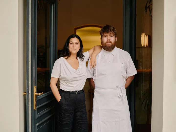 Sommelier Samina Raza (left) and her partner chef Ben Zviel run the convivial Cafe Frieda. (Photo: Robert Rieger)