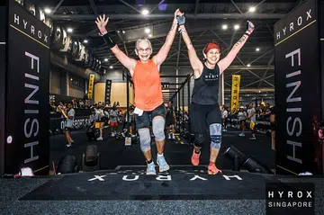 Priscilla Chan and Ruby Tan completed the Hyrox Singapore race recently.