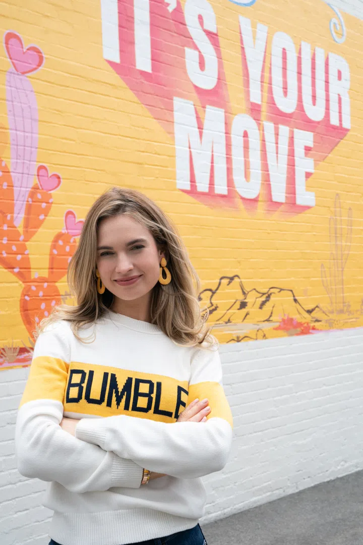 Lily James on the set of 20th Century Studios' UNTITLED 20THCENTURY STUDIOS FILM STARRING LILY JAMES. Photo by Hilary Bronwyn Gayle. © 2024 20th Century Studios. All Rights Reserved.