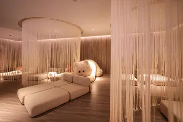 Interior of the leisure area at House Bubble, a $45 million chinese bathhouse complex, at Perennial Business City, on March 16, 2026. ST PHOTO: BRIAN TEO