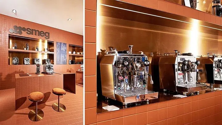 Harvey Norman x Smeg concept area La Pavoni