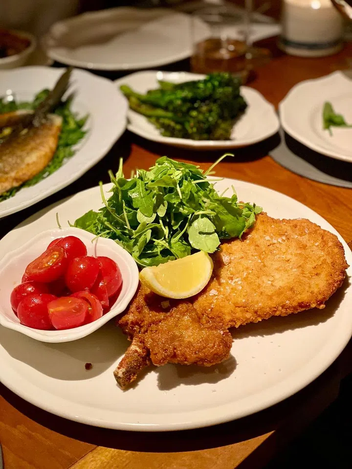 Pork chop Milanese. Photo: Chelsia Tan