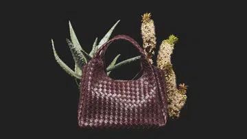 Campana Medium bag, $6,480, Bottega Veneta (Photo: Angela Guo Floral Styling: Fawn World Creative Direction: Lena Kamarudin) 