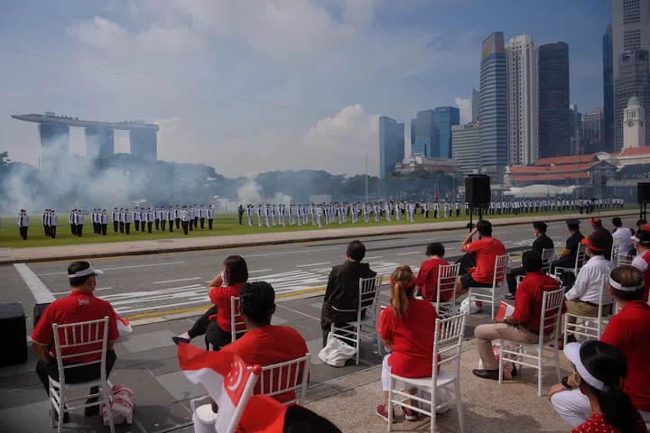 NDP 2020 Parade held at the Padang on 9 August, 2020.