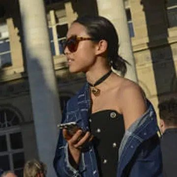 Margaret Zhang off the shoulder