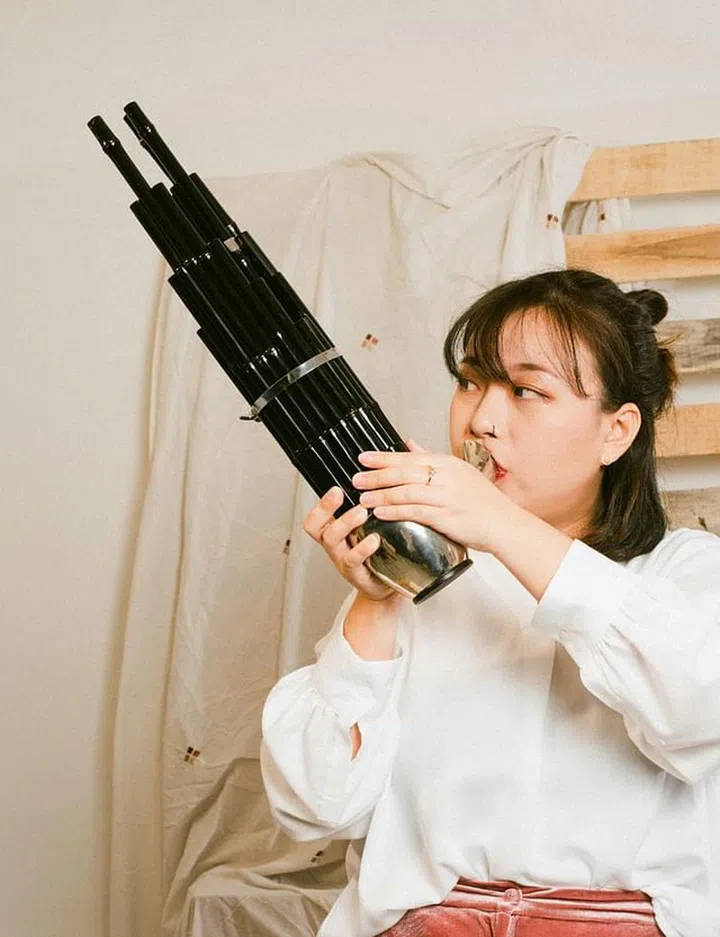Jocelyn Tan of PB & J, mixes elements of traditional Chinese music with a more modern sound.